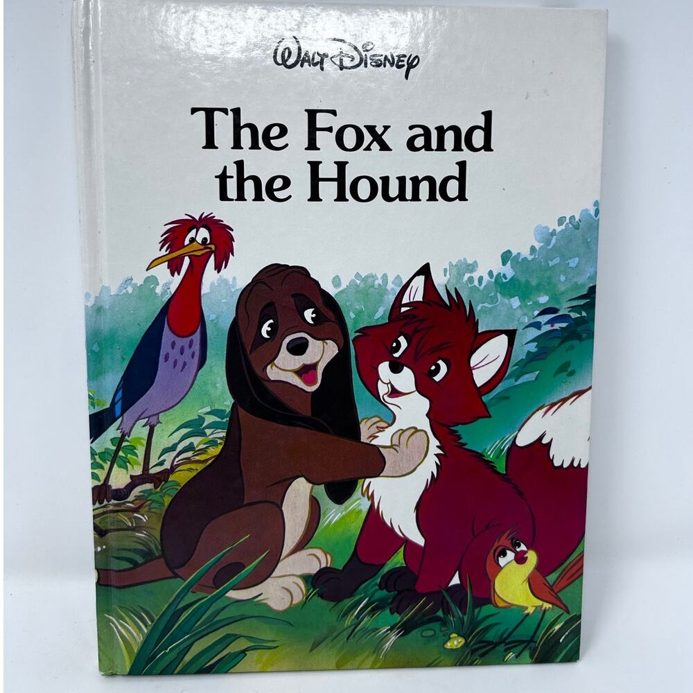 Walt Disney Book Disney Classic Series The Fox and The Hound Hardback Cover